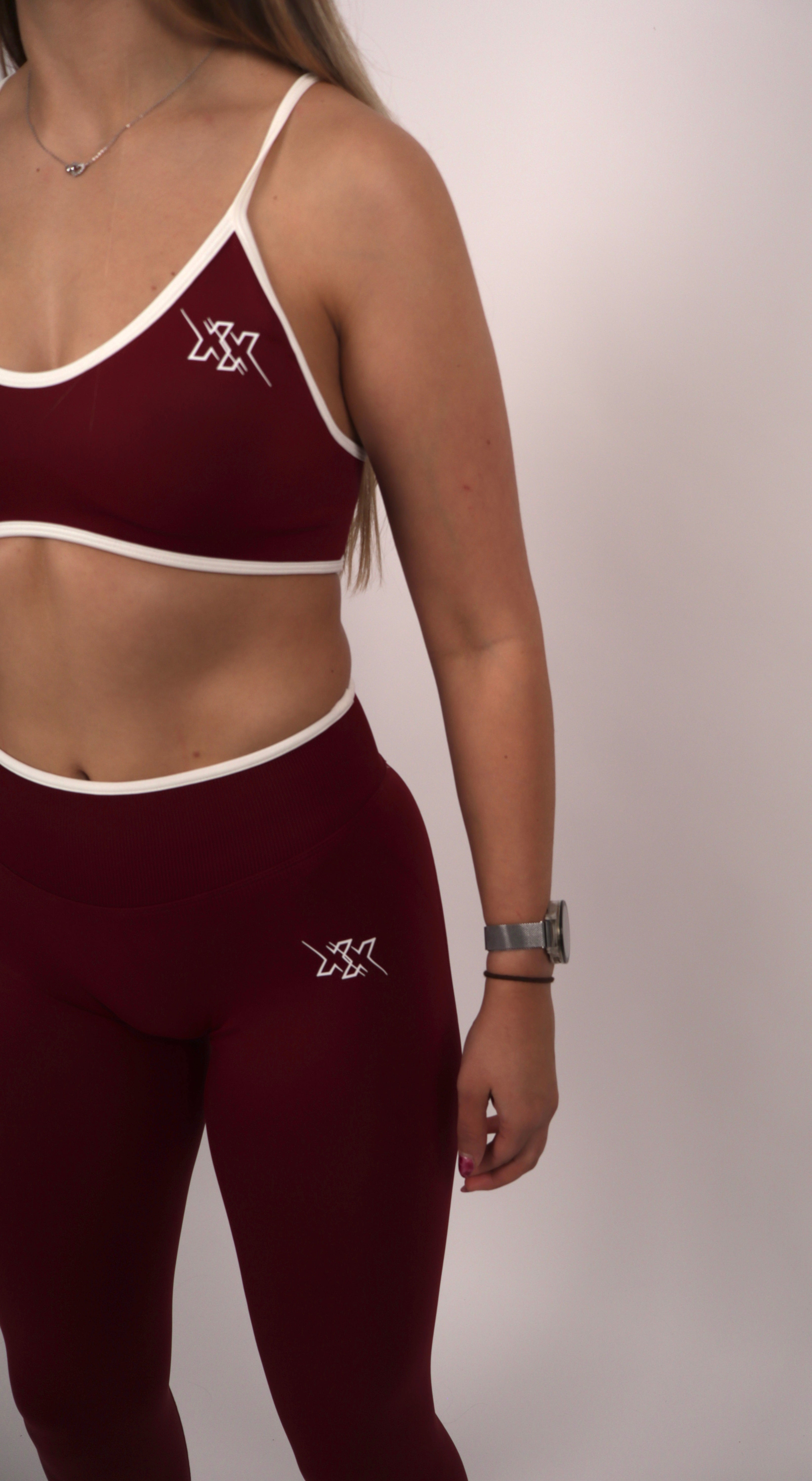 Contourline Bra – Burgundy Red