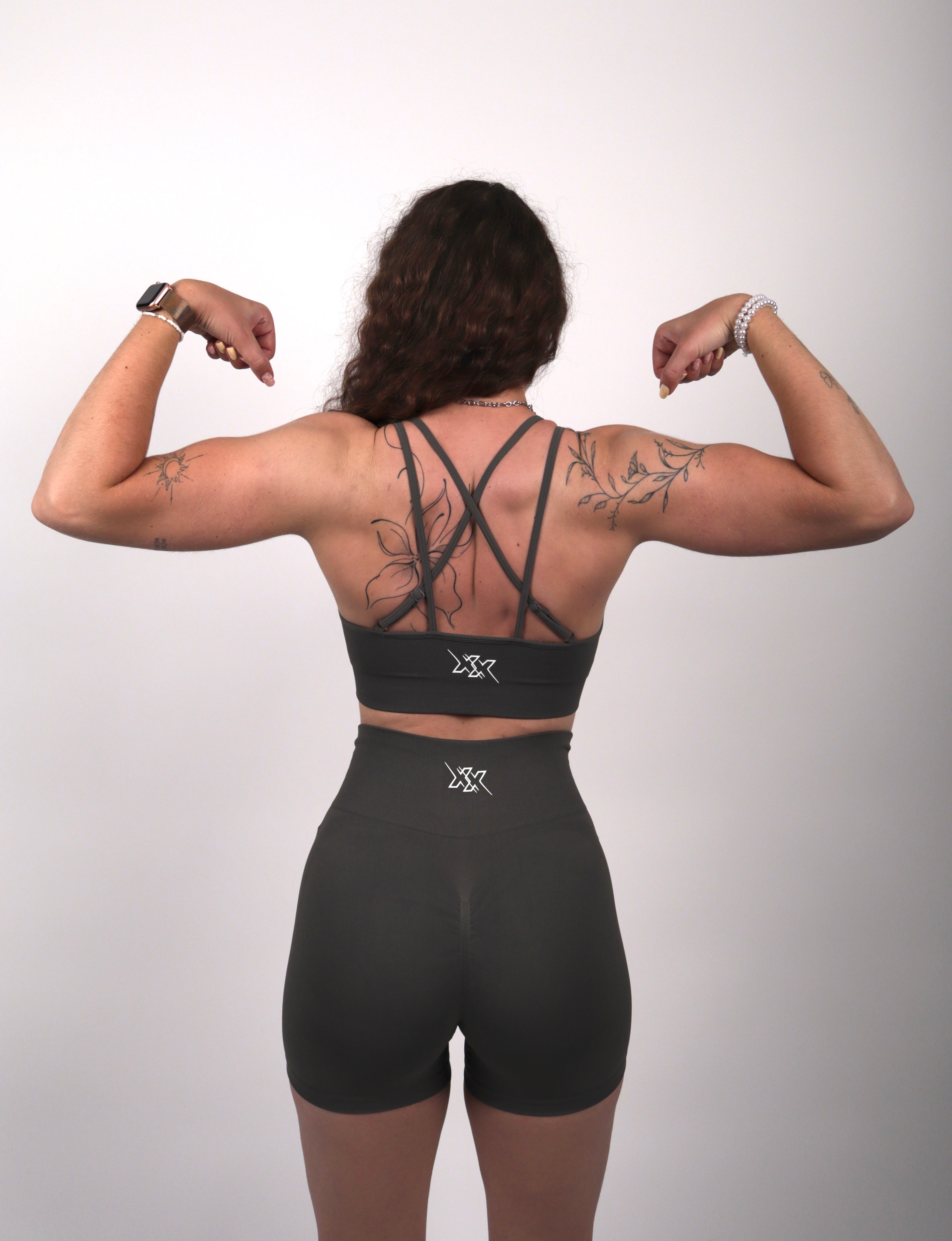 Performance Sports Bra Stone Grey