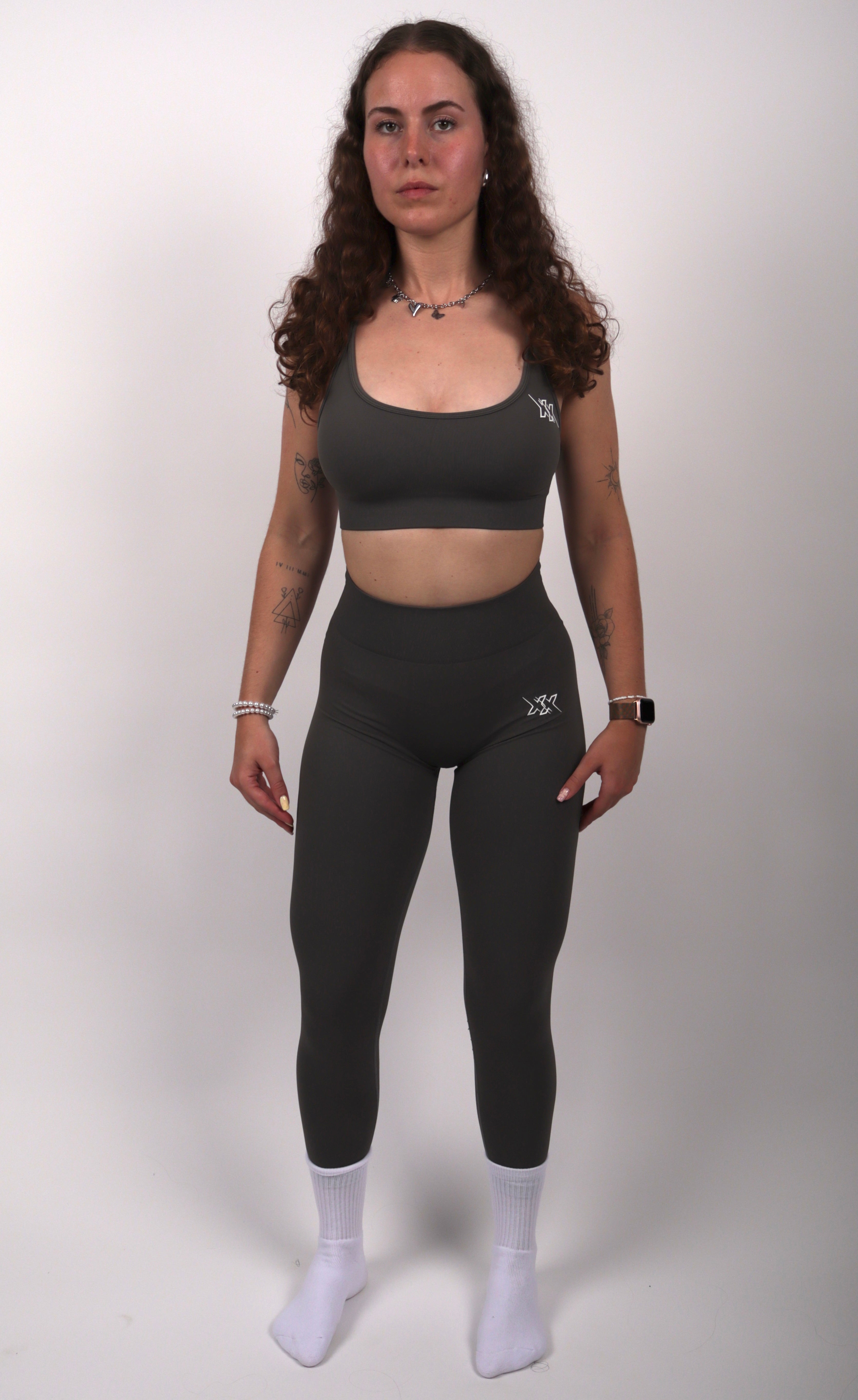 Performance Sports Bra Stone Grey