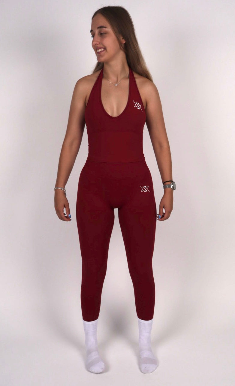 Sculpt V-Top – Wine Red