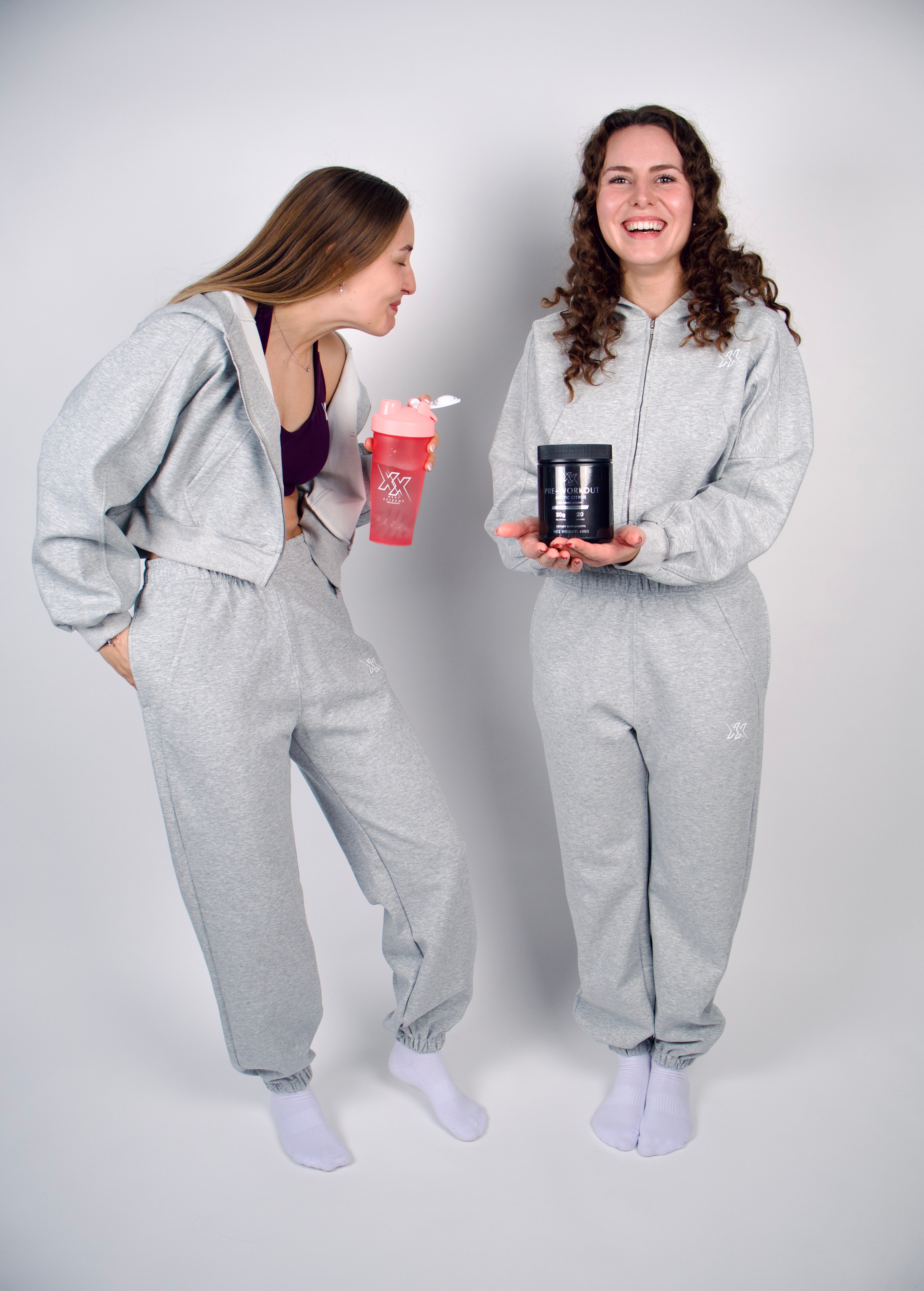 Recharge Zip Hoodie – Cloud Grey