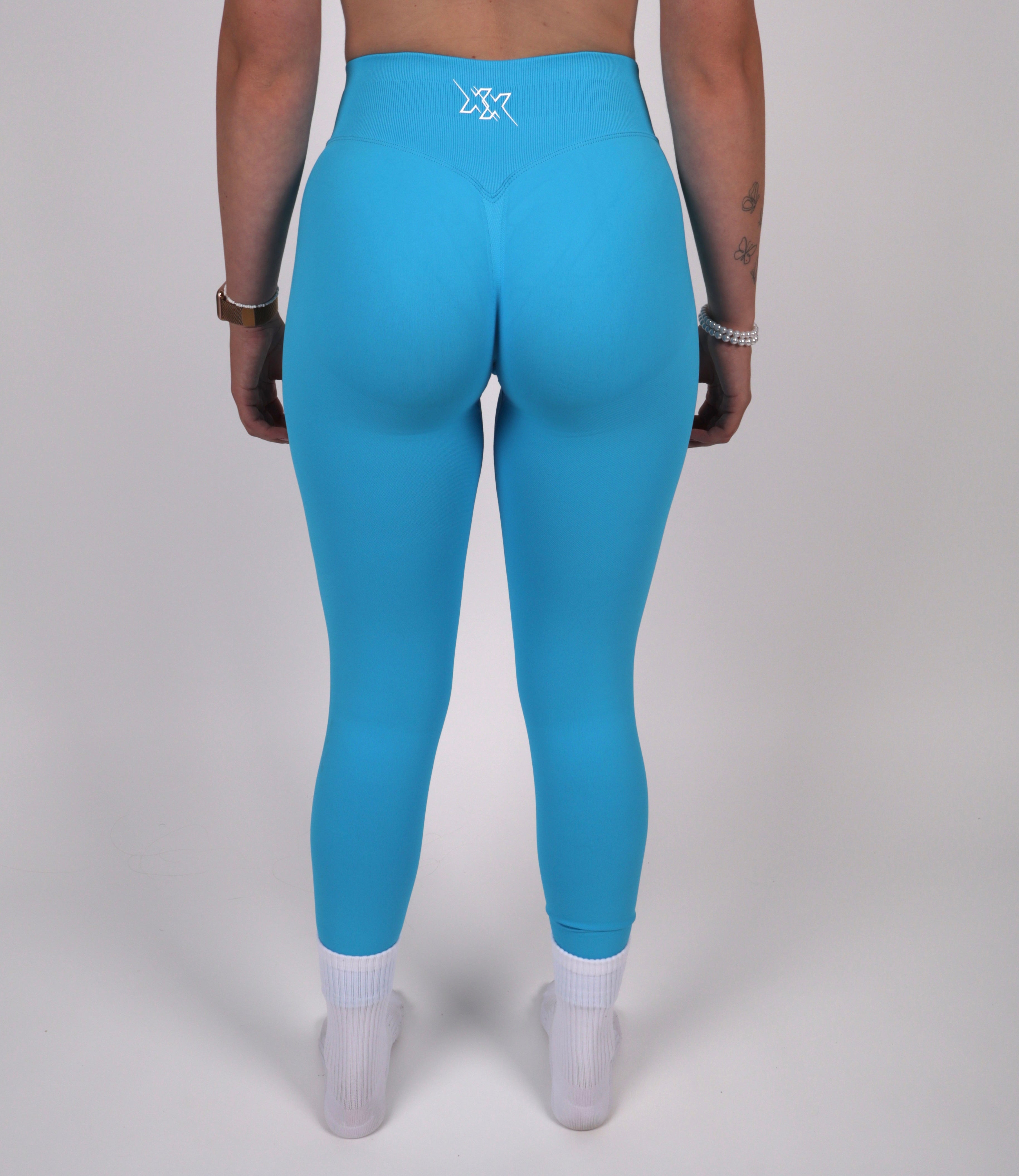 Extreme Scrunch Legging – Neon Blue - Next Extreme Performance
