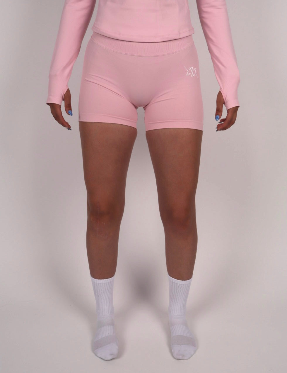 Extreme Scrunch Shorts – Blush Pink - Next Extreme Performance