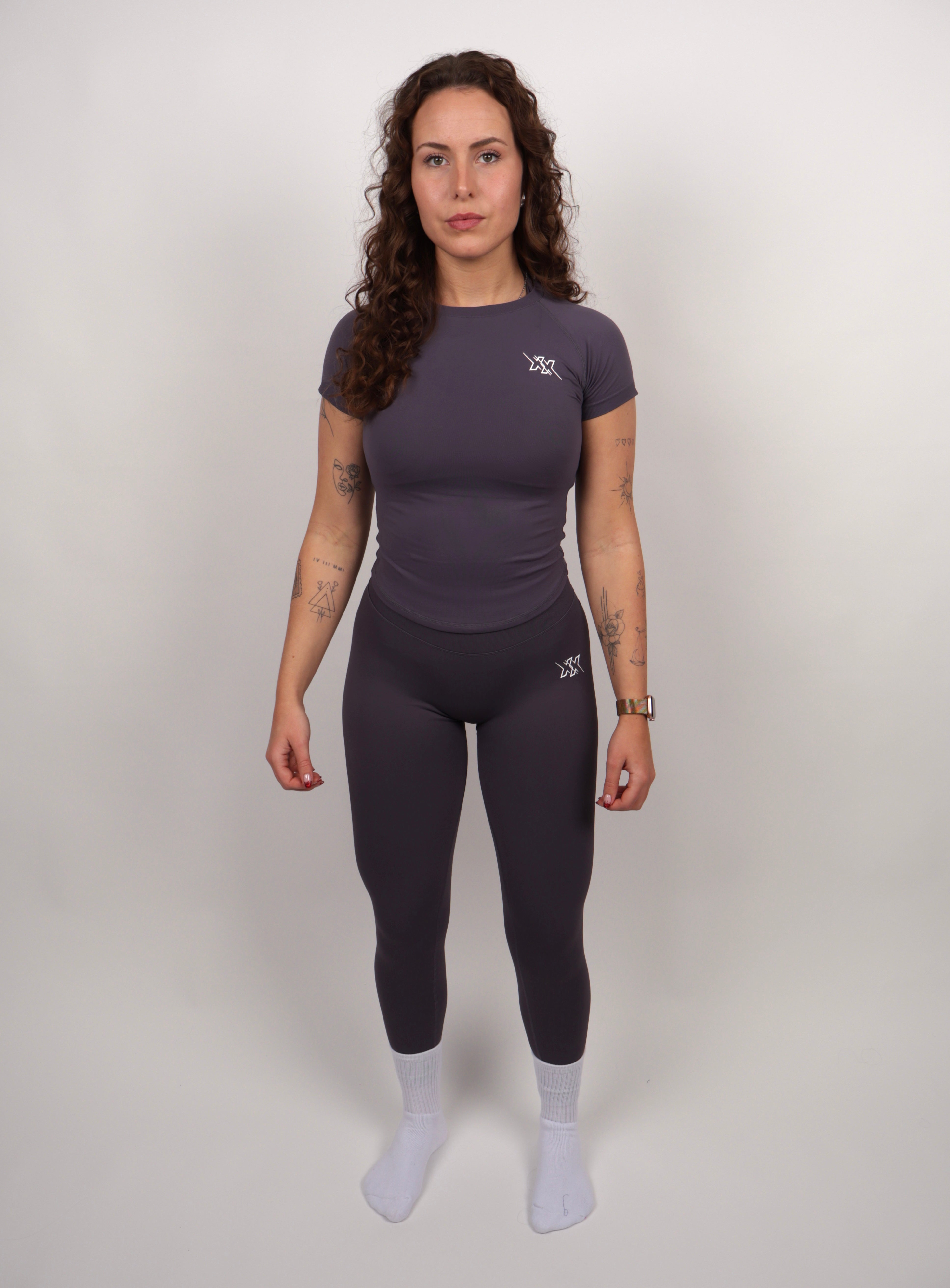 Extreme Compression Top – Mauve Purple