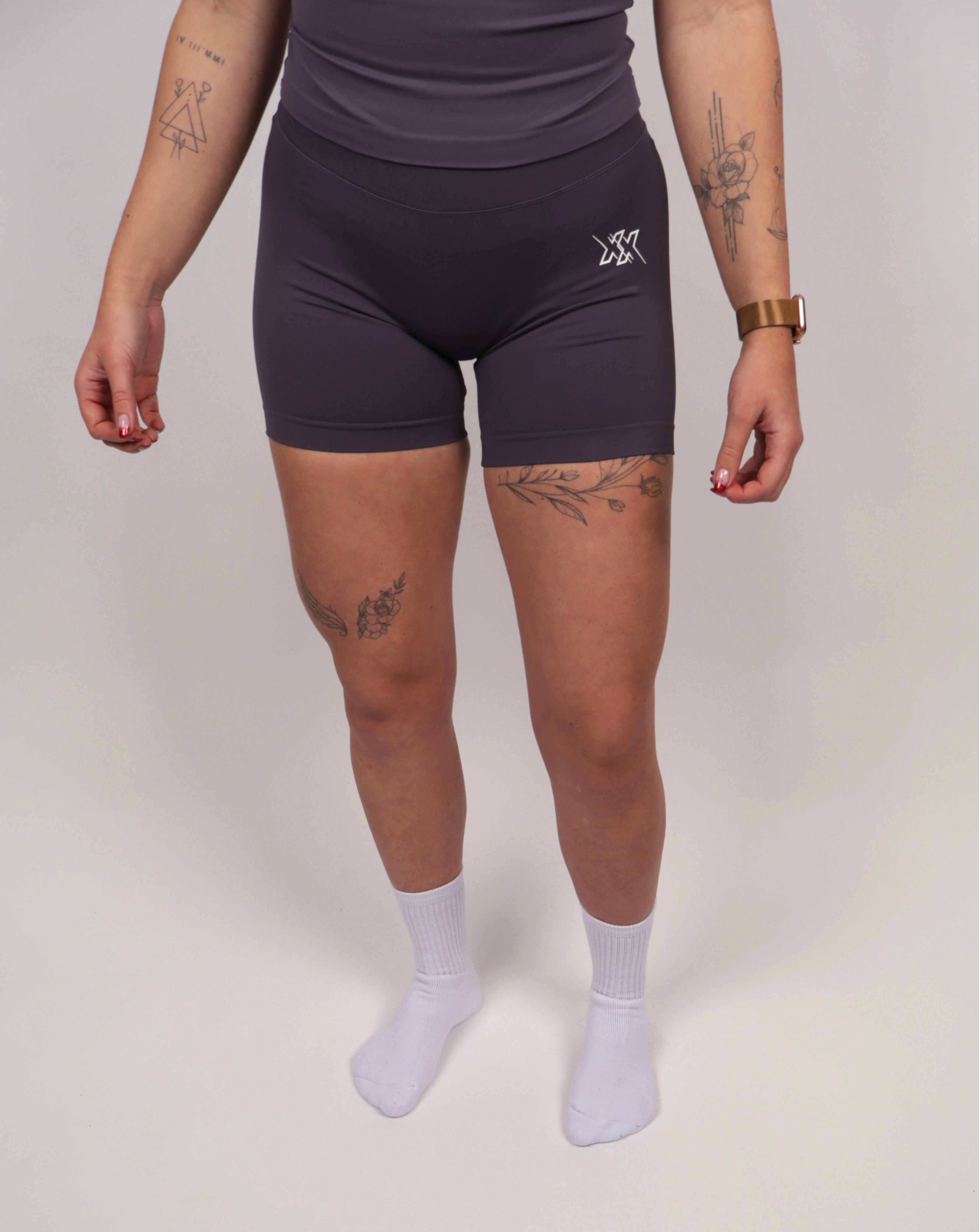 Extreme Scrunch Shorts – Mauve Purple